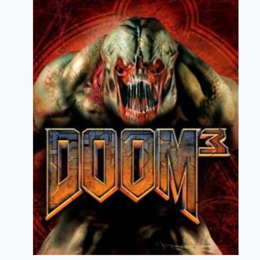 Doom 3 PC Game Original Case 3 Disc Set id Software Activision Windows 2004 Vint